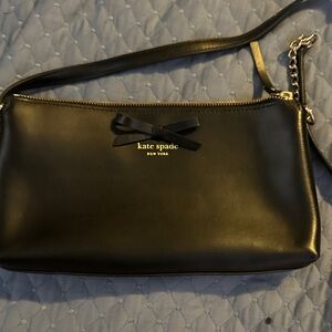 Kate Spade Black Crossbody Bag with Bow Accent